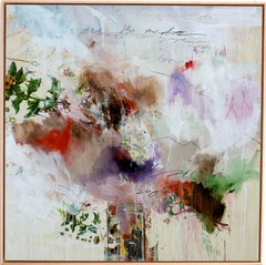 The Vision by Stefan Heyer, Contemporary Abstract Collage, Mixed-media on Wood