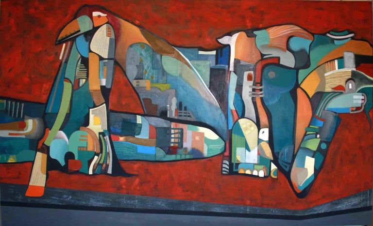 Janet Hagopian Homeless Janet Hagopian Contemporary Oil