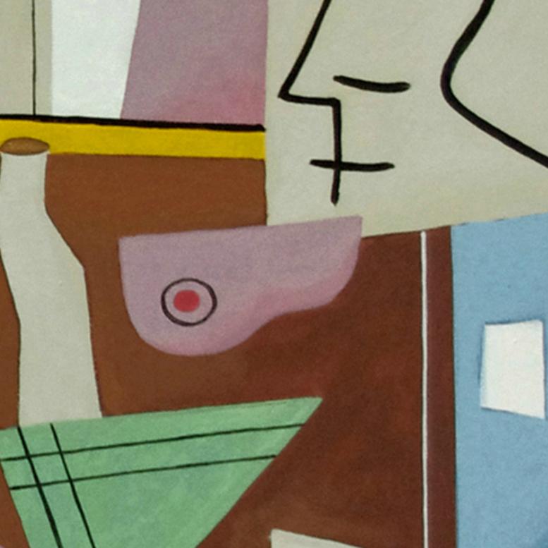 Celebrate Every Day, Bernard Simunovic, Modern Abstract Painting, Figurative 3