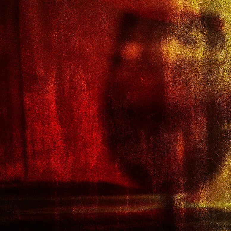 'The only guest' by Vitalii Ledokollov -  is a beautiful abstract photography print. Bottles are used to create a subtle effect of figures. The artist brings life to ordinary subjects and reflects on relationships in the material world. This is a