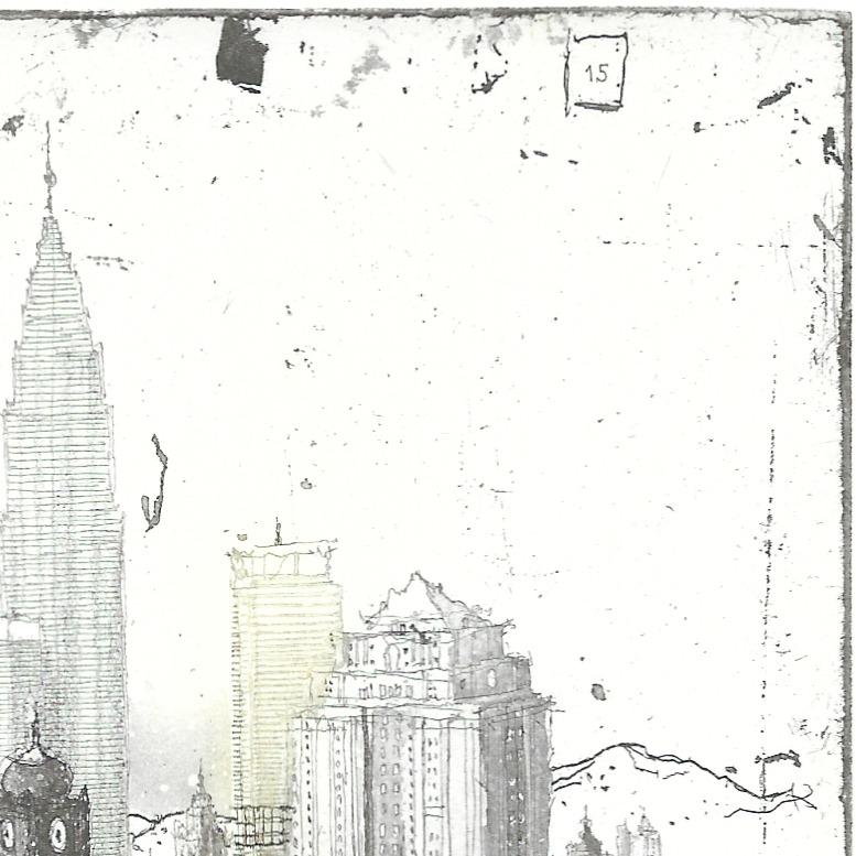Kuala Lumpur, Alexander Befelein, Contemporary Limited Edition Print, Etching 1