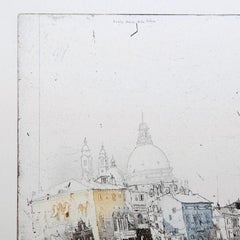 'Venezia' by Alexander Befelein etching, cityscape, print