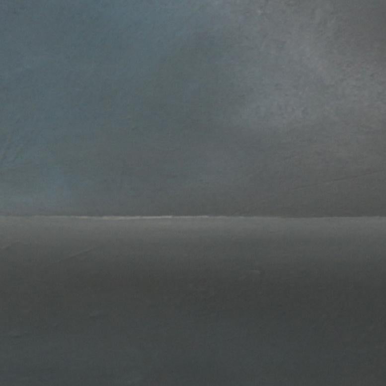 Depth of Sadness, Modern Abstract Art Minimalist Painting Landscape Grey Grey (Grau), Abstract Painting, von Yuriy Zakordonets