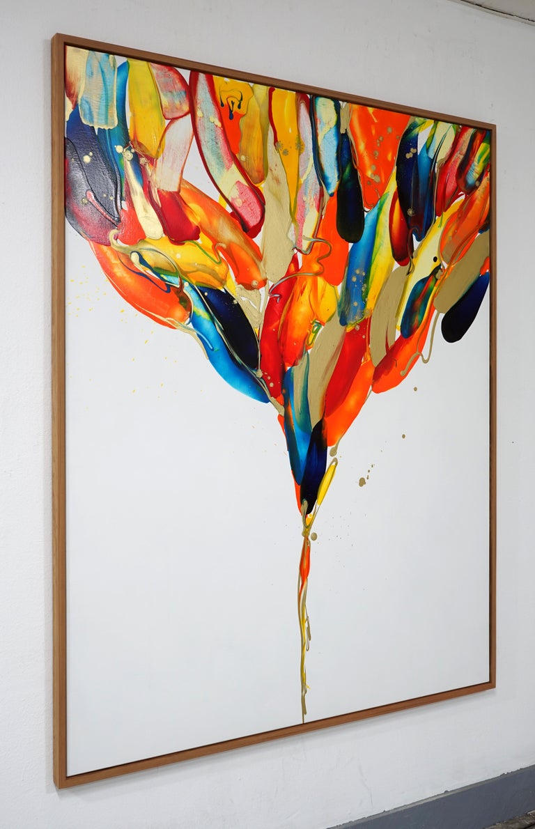 Beginning Of The Stop 31 S Choi Abstract Expressionism Bright Colorful Oil