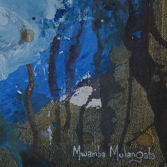 Transcendence, Mwamba Mulangala, Colorful Abstract, Expressionism, African Art