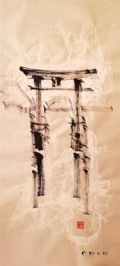 Today I remembered, Contemporary Abstract Art Ink Painting Calligraphy Landscape