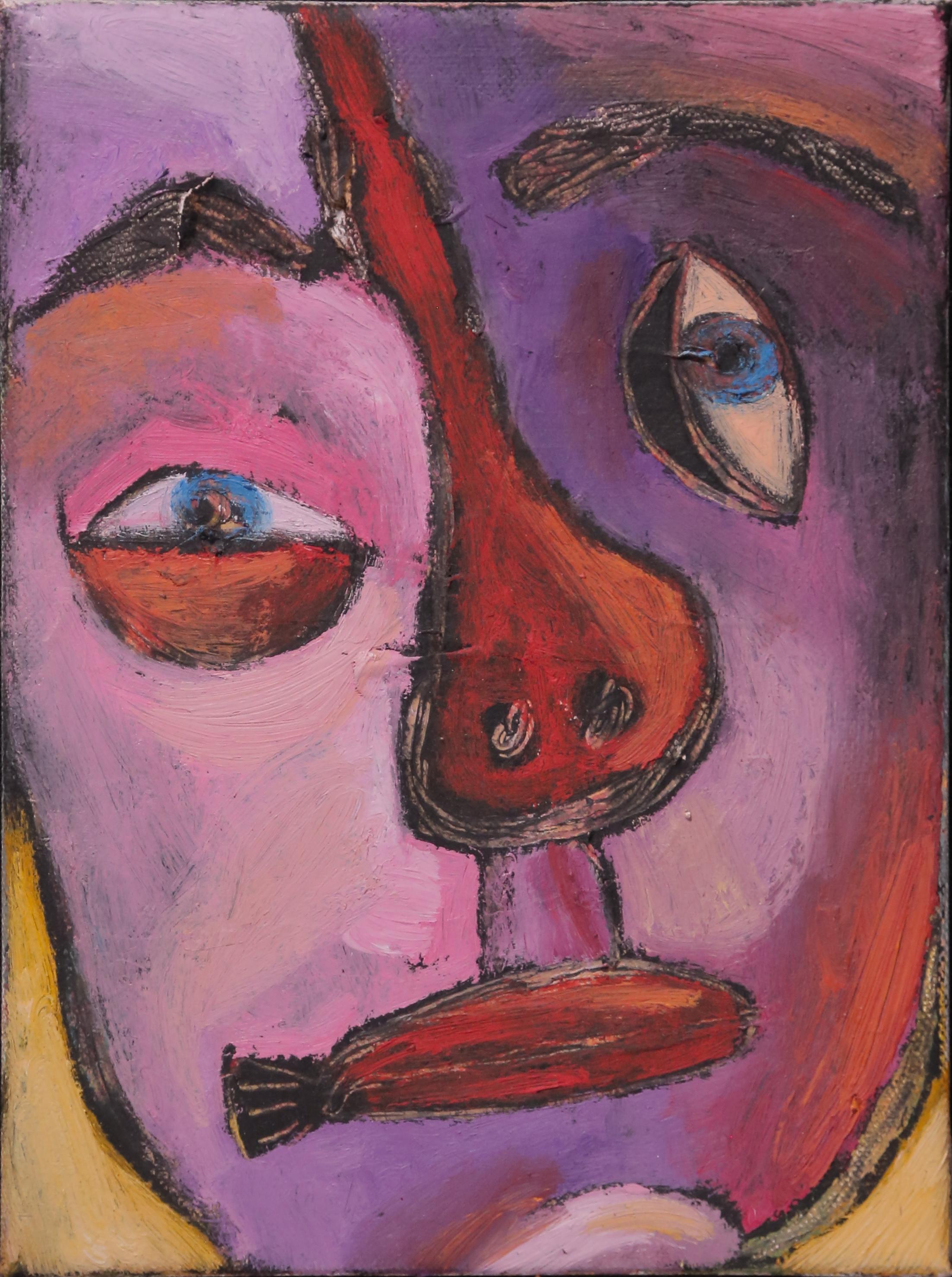 abstract art self portrait