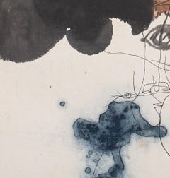 Dream 1, Contemporary Abstract Chinese Art Drawing Painting Ink Paper Black