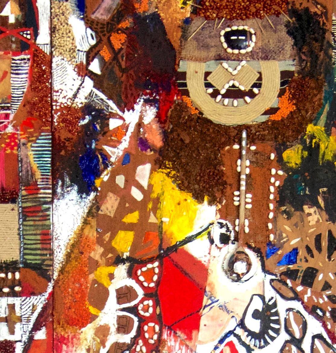 african art collage