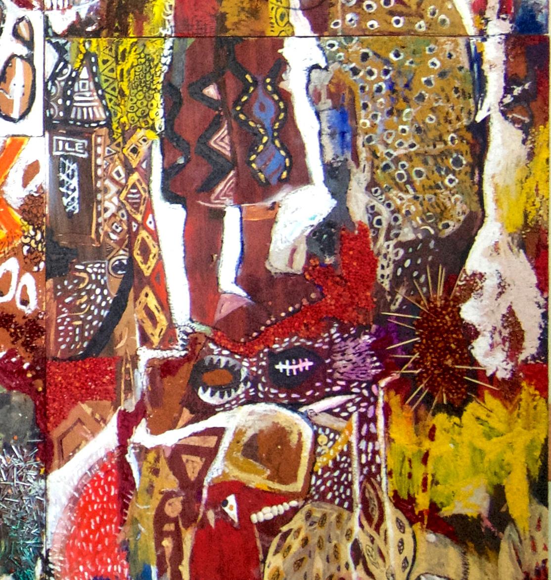 african collage artists