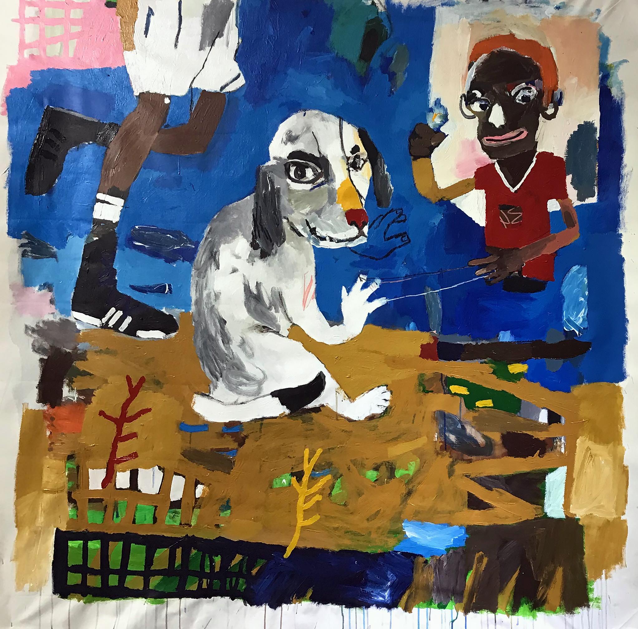 Figurative Painting di Starsky Brines - Cane