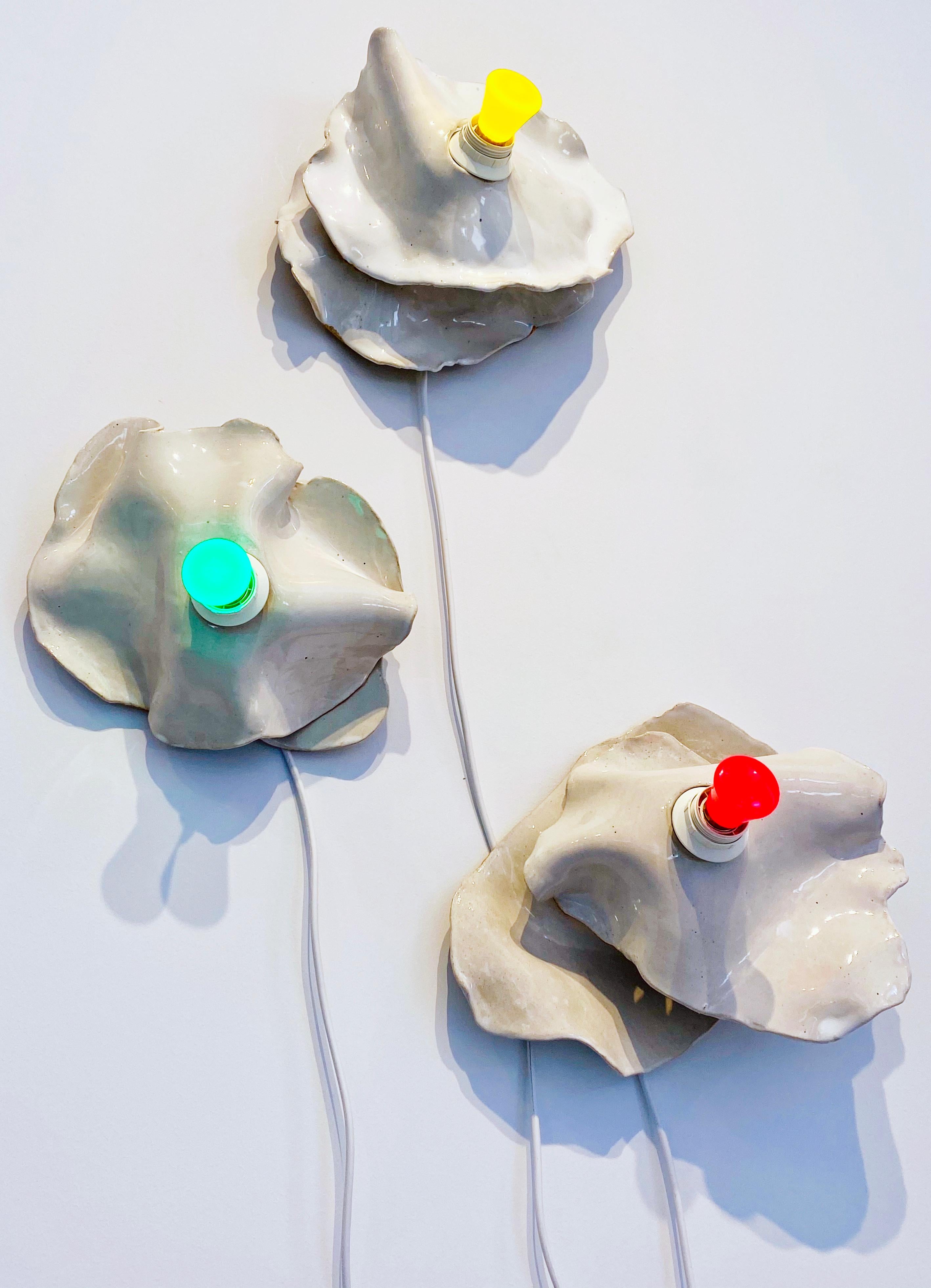 Kristina Larson Abstract Sculpture - Wall Flowers