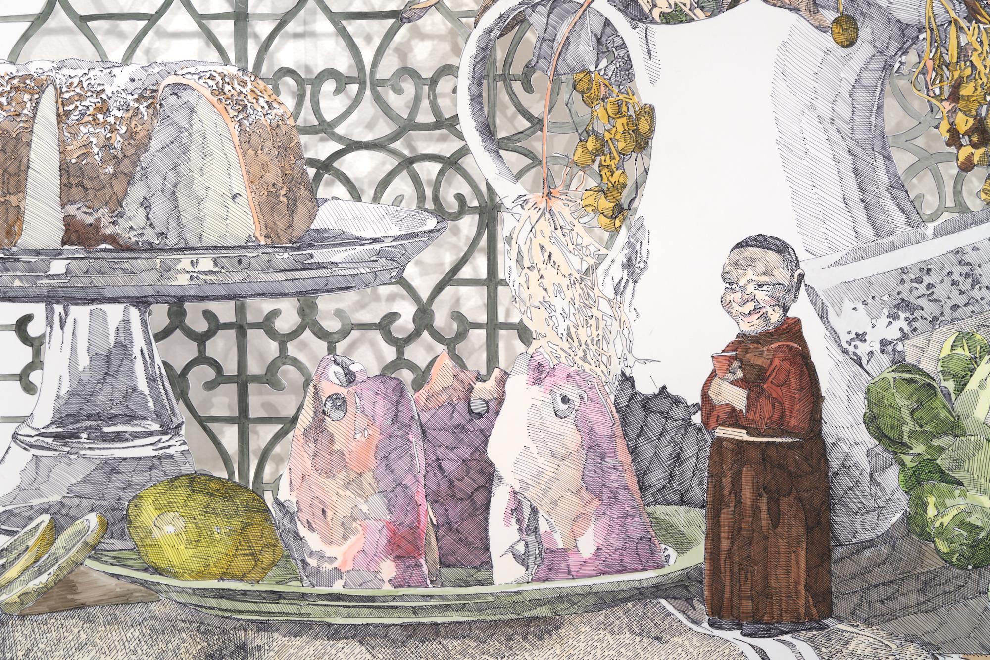 Die Zeichnungen und Installationen von LAURA TANNER GRAHAM werden oft als Teil der literarischen Tradition der Südstaaten-Gotik diskutiert, die ähnliche Themen mit Autoren wie Flannery O'Connor und Eudora Welty teilt. Der aus Georgia stammende