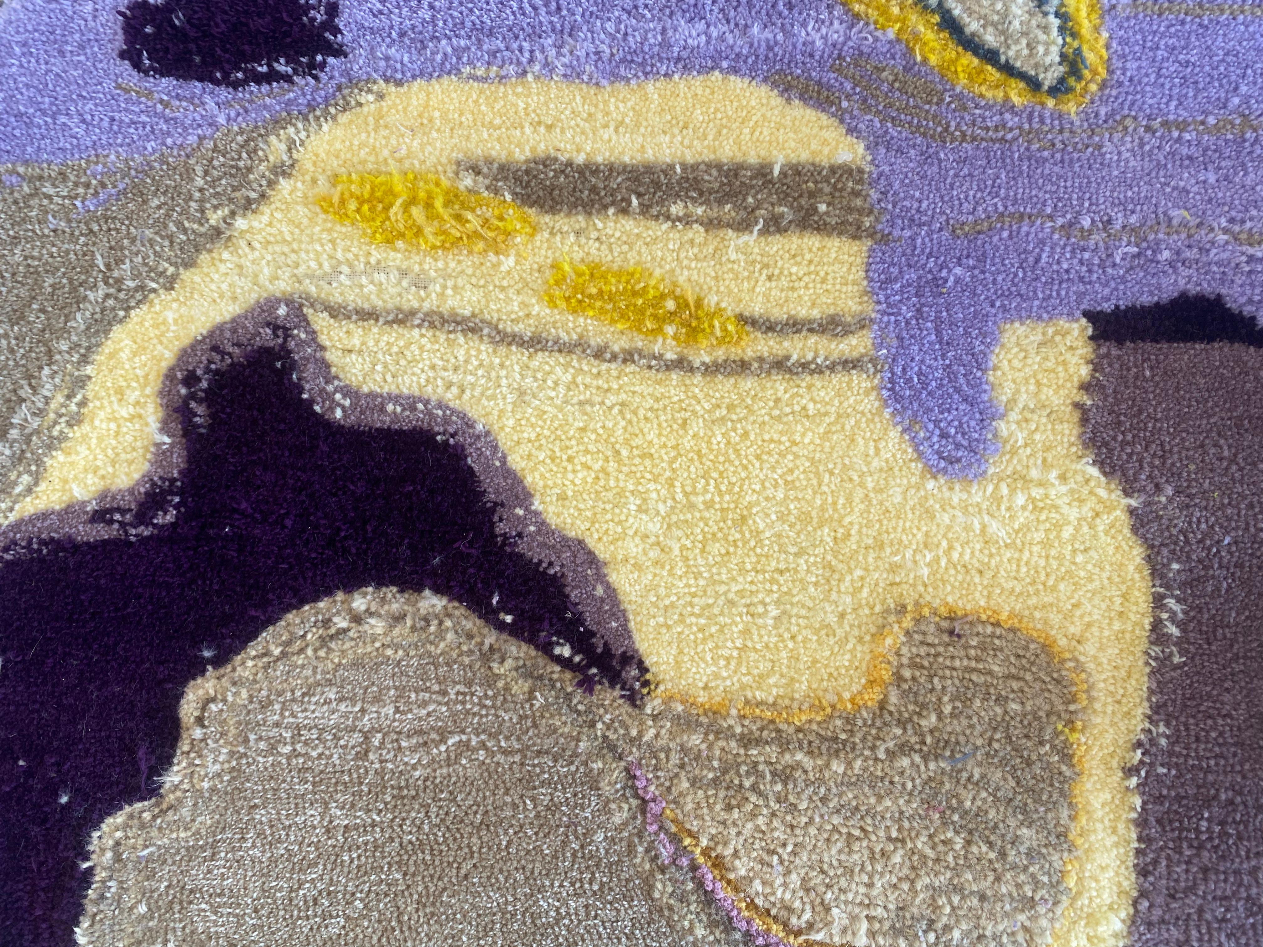 „Portal to a Geode“ -- Handgefertigter Teppich von Jenny Day im Angebot 4