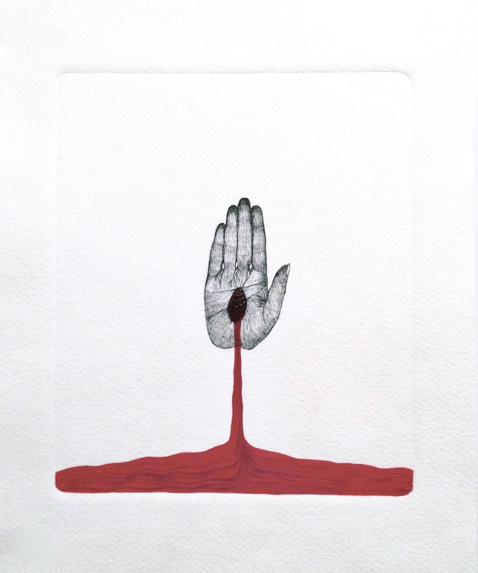 Esperanza Cortes Figurative Art - The Giving Hand