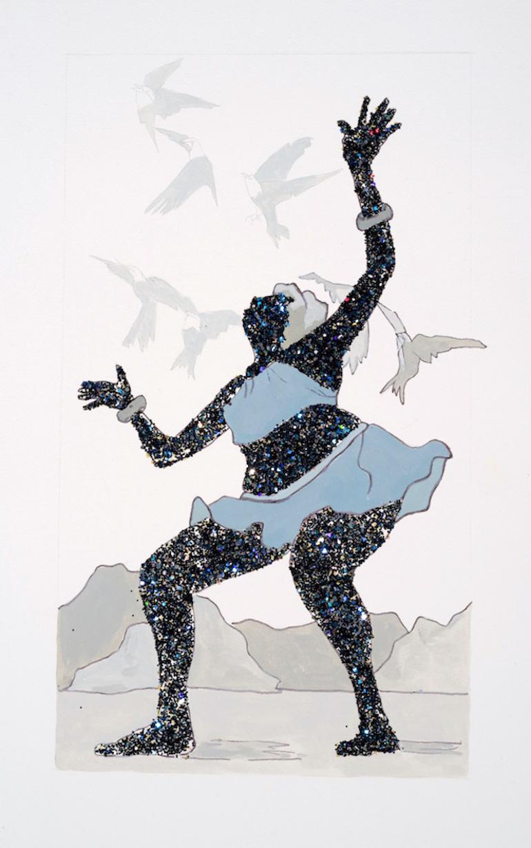 Ruth Owens Figurative Painting - Blackbottom II