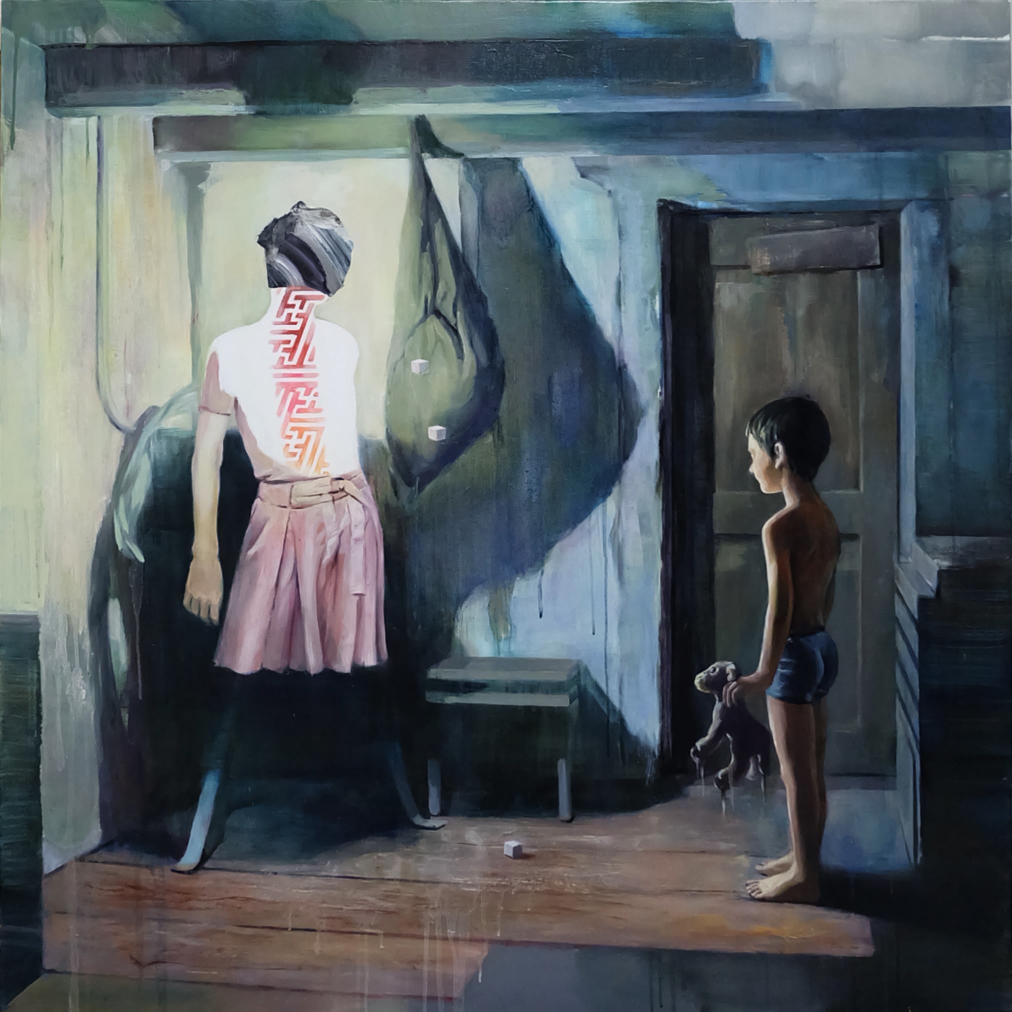 Akihiko Sugiura Figurative Painting - The Room