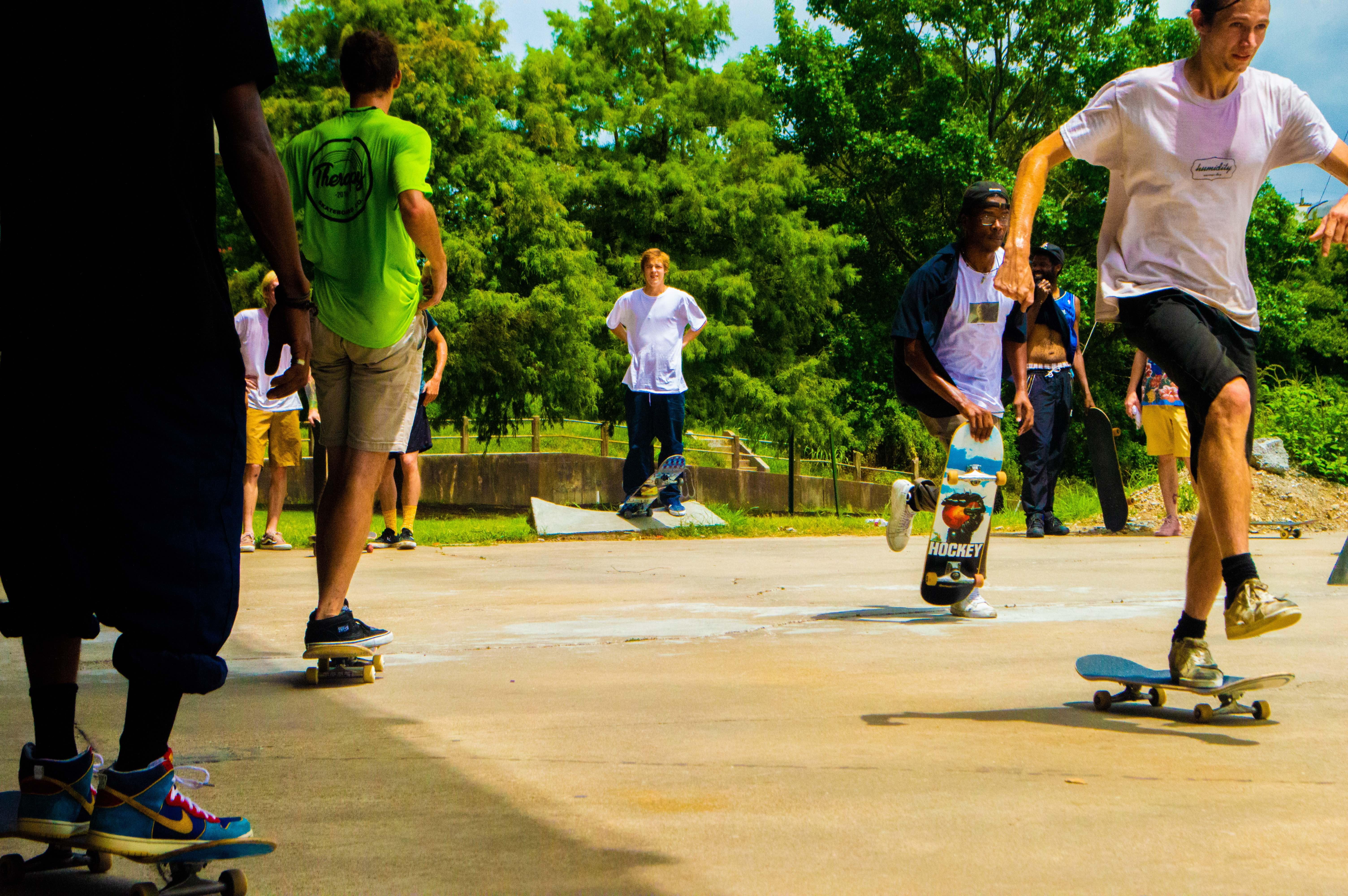 Trenity Thomas Figurative Photograph - Skaters