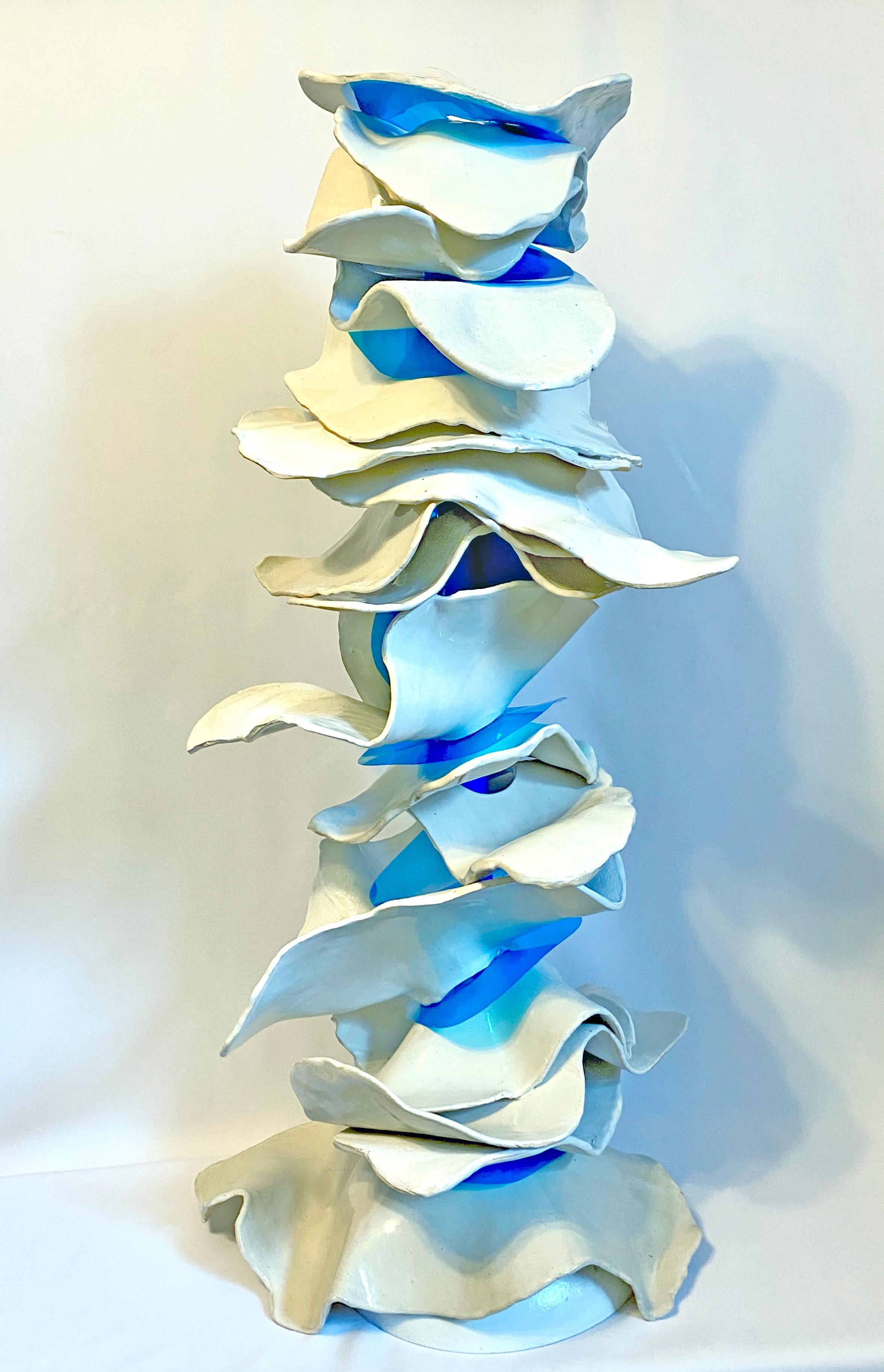 Stacked - Sculpture by Kristina Larson