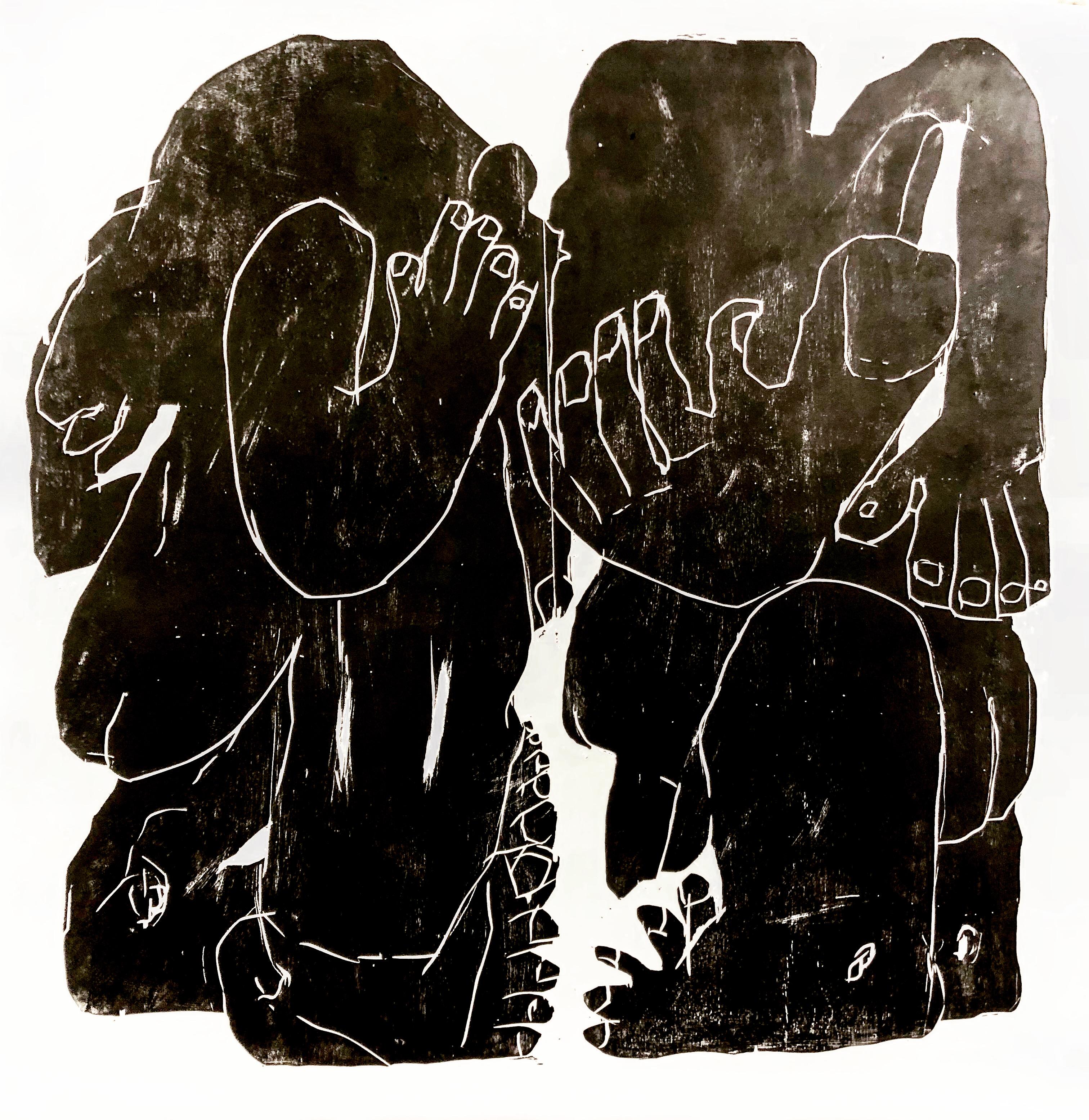 Hercules and Athena - Print by Barbara Kuebel