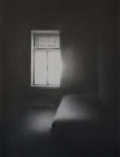 Simon Schubert, light on bed, ornate, graphite drawing, photo realist, 