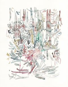 Szilard Huszank, Landscape, forest, woods, watercolor, colorful,