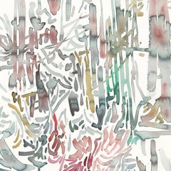 Szilard Huszank, Landscape, forest, woods, watercolor, colorful,