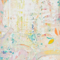 Szilard Huszank, Landscape, forest, stream, painting, oil on canvas, colorful,