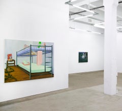 Esteban Ocampo-Giraldo, Moncho En El Camarote, 2016, Oil on canvas, 60 x 84 in