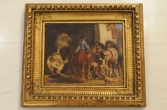 Joseph Berres (Edler von Perres) - In the stable, Im Pferdestall In the stable, Im Pferdestall