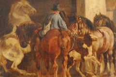 In the stable, Im Pferdestall