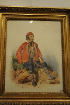 JUNGER DALMATINER - Young Dalmatian, CARL PETER GOEBEL, 1824 - 1899