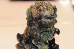 Antique Chinese Fo Lion/Dog around 1910, Jade