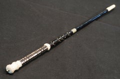 Antique Dirigent rod around 1900 with mother of pearl inlay