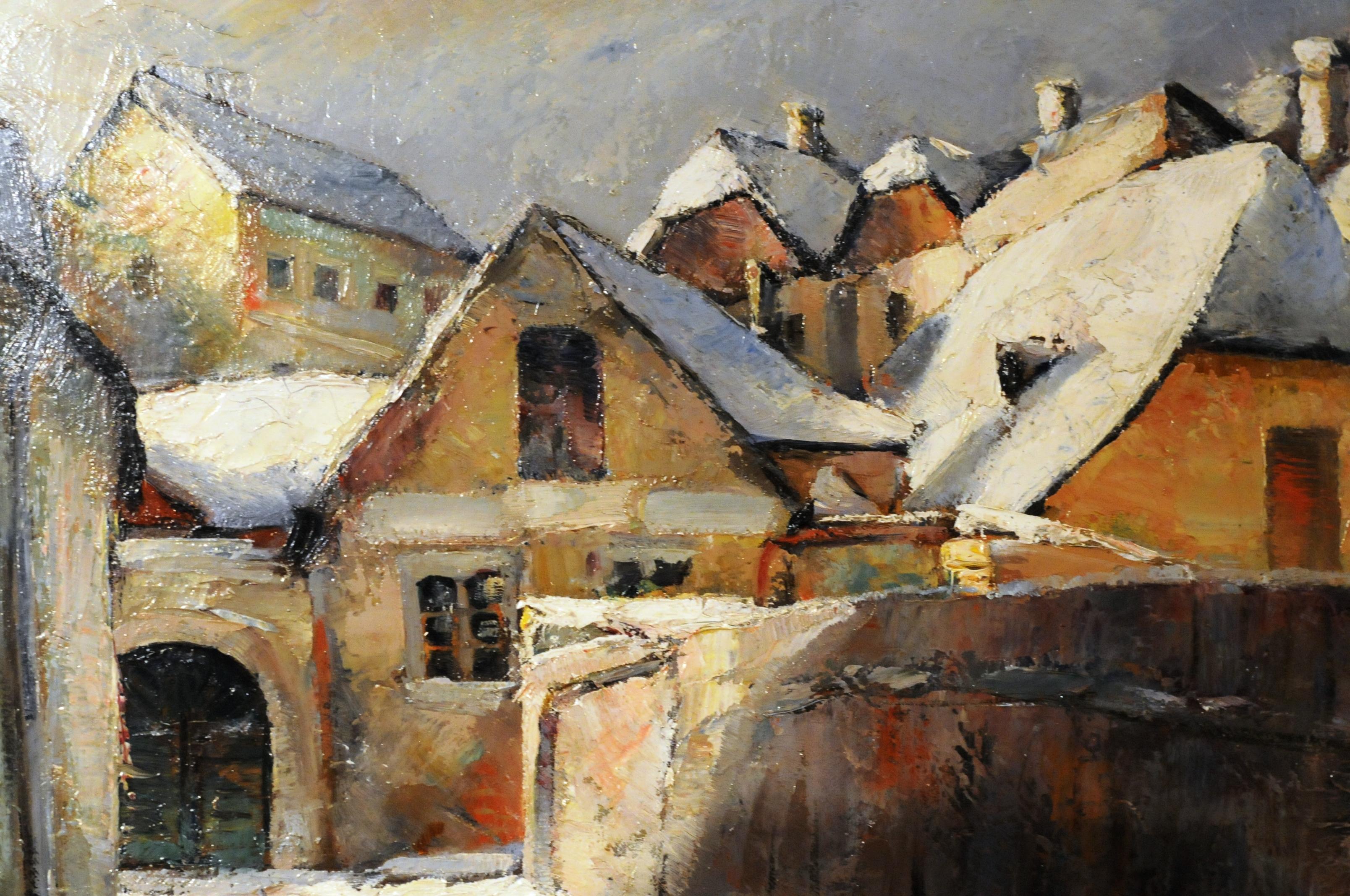 Village in Wintertime - Dorf im Winter For Sale 1