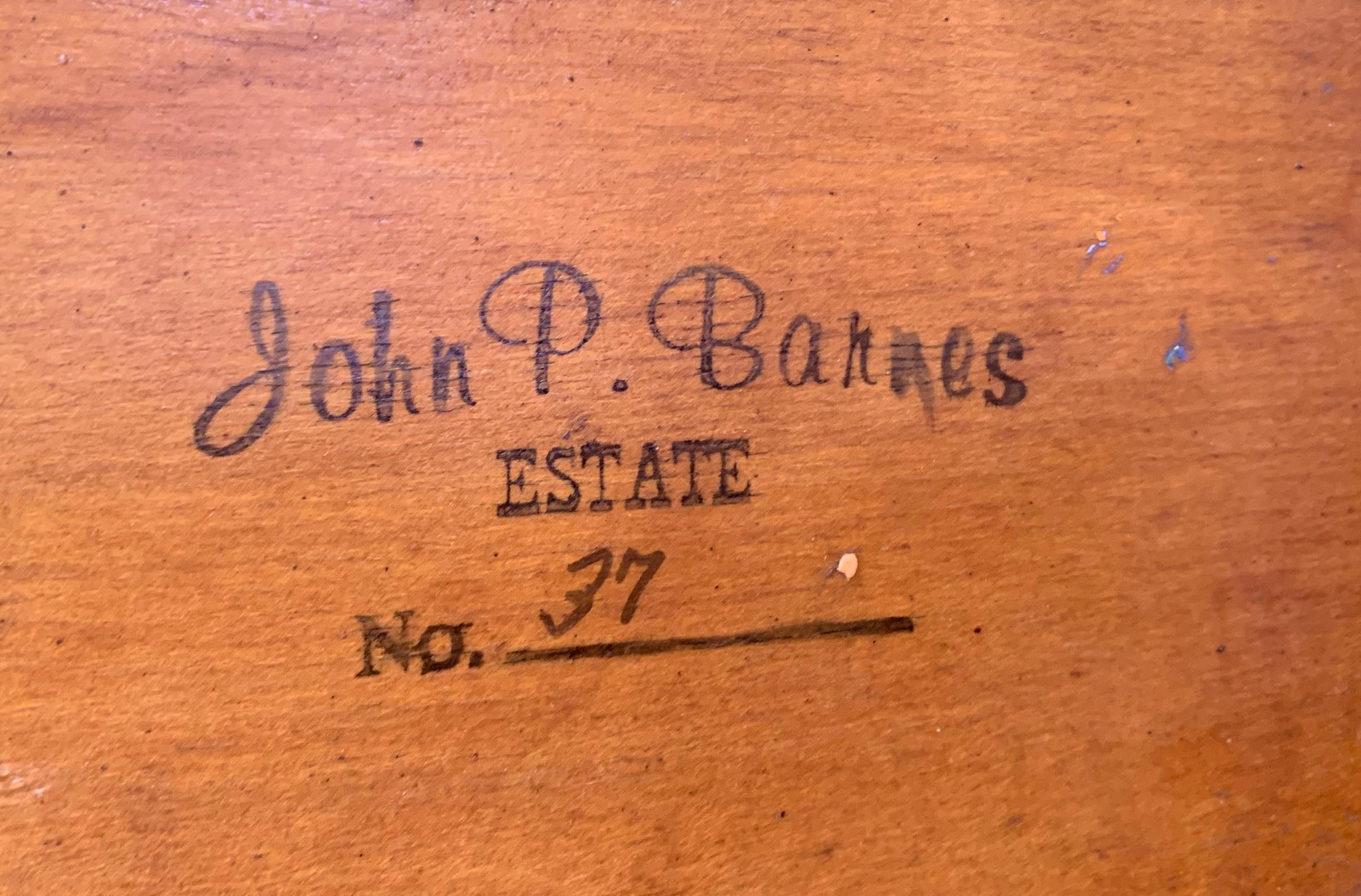 John Pierce Barnes, Afternoon Walk, Oil on Board For Sale 1