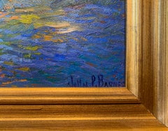 John Pierce Barnes, Afternoon Walk, Oil on Board