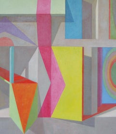 Joseph Amarotico, "Architectural Fantasies", Oil on Canvas, 1981