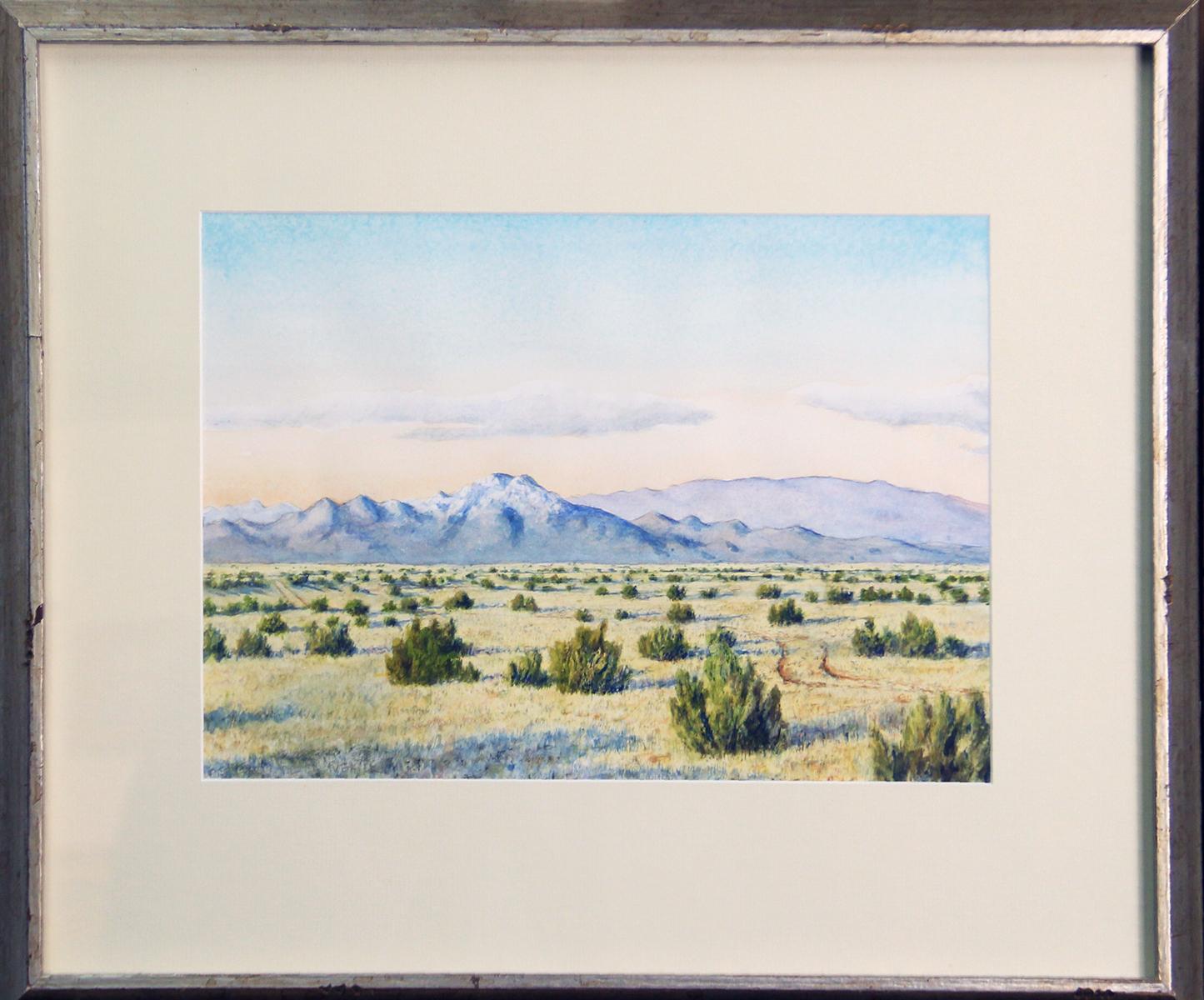 Peter de la Fuente Landscape Painting - Peter De La Fuente (New Mexico, Spain, 1959 - ), "Near Pueblo Canyon", 2007