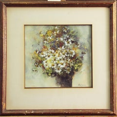 Phillip Duane Jamison, Floral Still Life, Watercolor, Signed