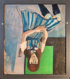 Bernard Harmon, Stars and Stripes, Oil on Board, 1975