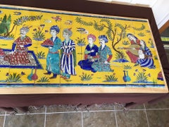19th/20th Century Persian Tile Panel in the Style of the Safavid Period