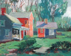 Trisha Vergis, Original Oil on Canvas, Robin's House