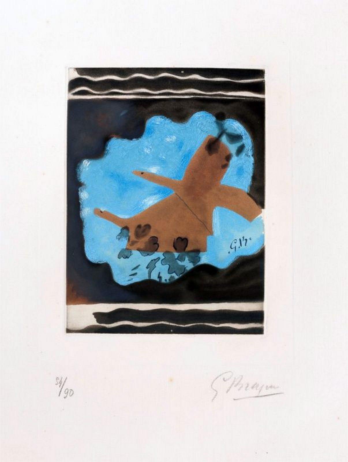 George Braque Abstract Print - Migration 