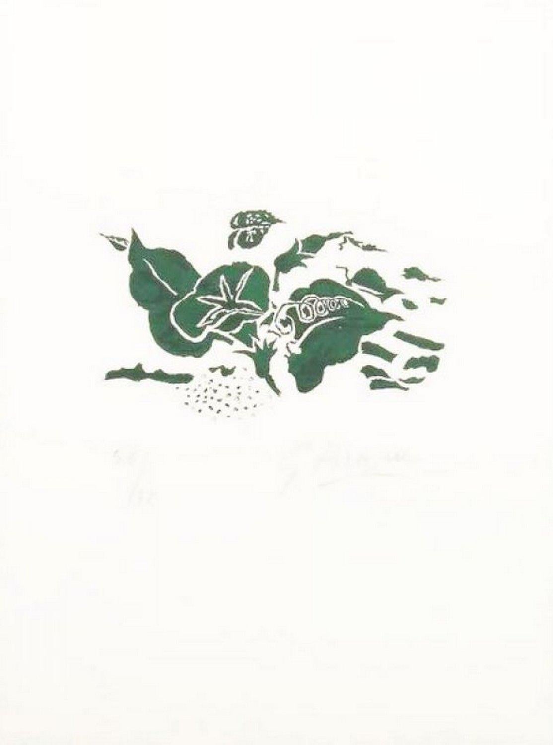 George Braque Abstract Print - Le liseron vert : Lettera Amorosa 