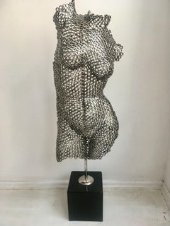 Sin - Steel, 21st Century, Modern, Figurative sculpture