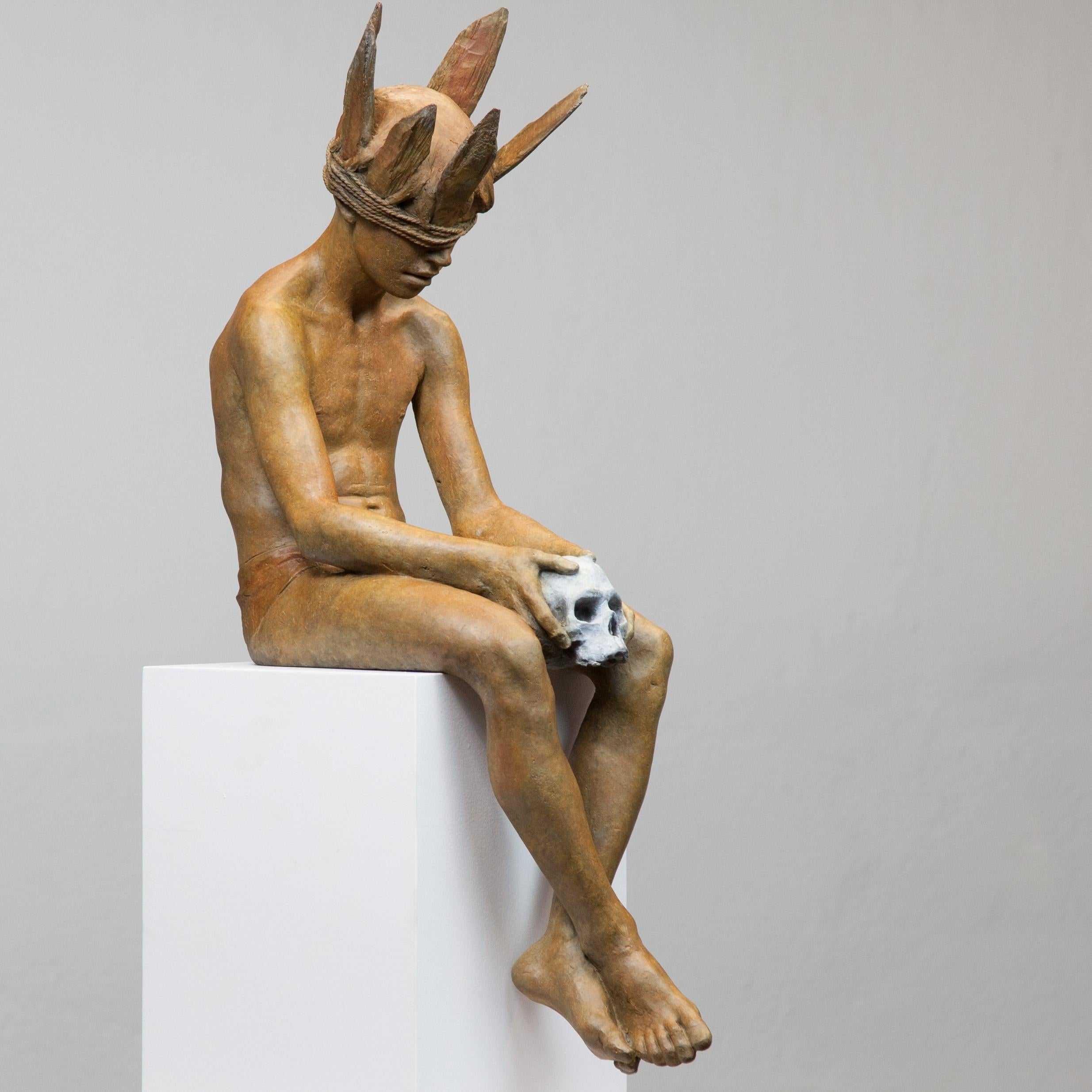 Hamlet, "The doubt", 2018
Bronze
24 × 6 7/10 × 13 in; 61 × 17 × 33 cm


Coderch and Malavia refers to a common project involving two Spanish sculptors, Joan Coderch and Javier Malavia. The first one is born in 1959 and studied at the Fine Arts