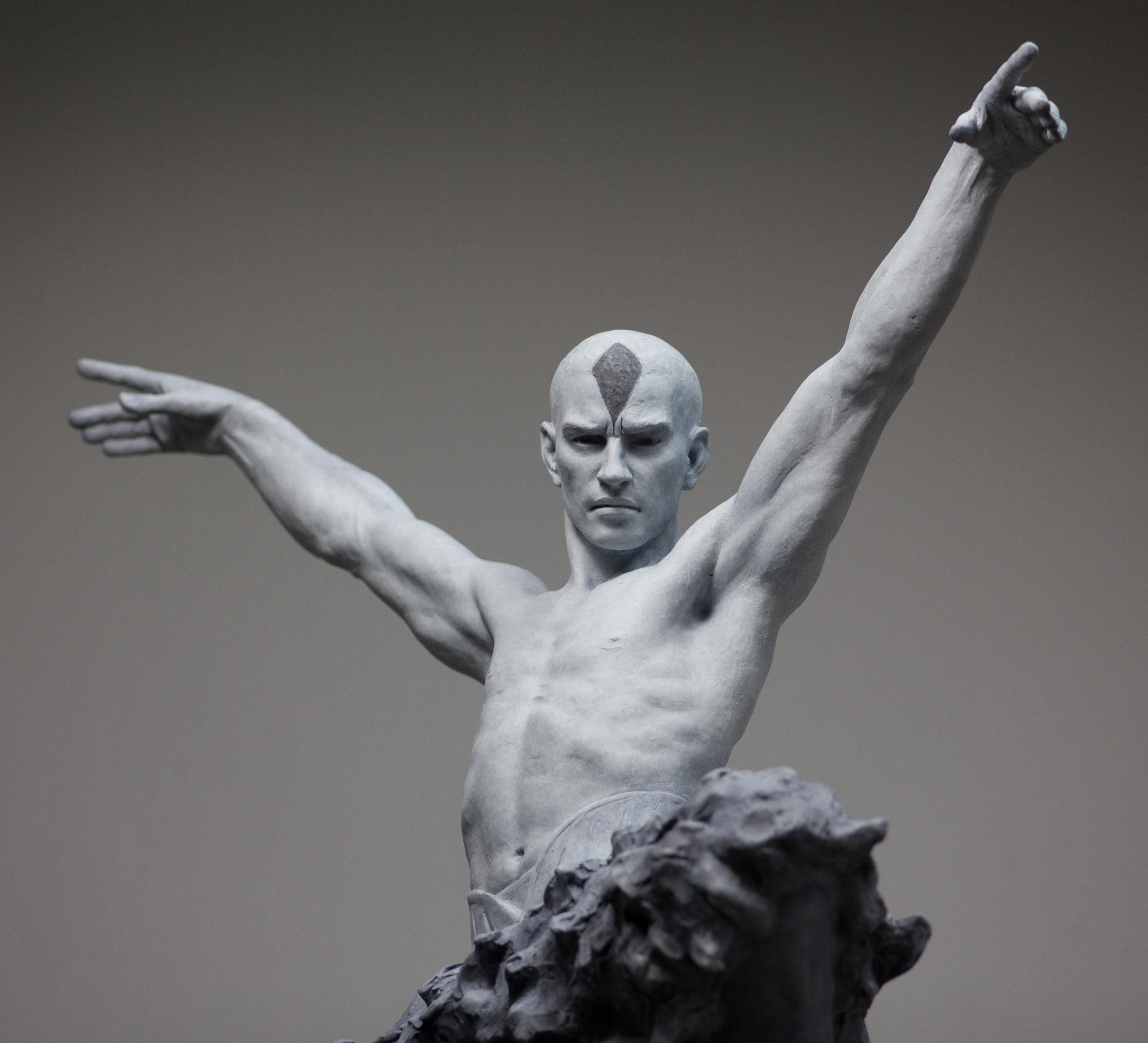 The Swan Dance - Modern, 21st Century, Bronze, Figurative Sculpture For Sale 3