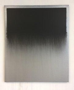 Chute de nuit, 21st century, modern, abstract, silver, grey