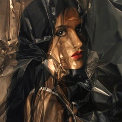 La Velata, 21st century, modern, nude, figurative, oil on canvas, man